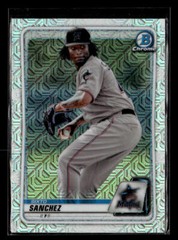 2020 Bowman Chrome #BCP-172 Sixto Sanchez Prospects Mojo Refractor card