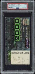 4/2/00 2000 WWE WWF WrestleMania 16 Anaheim CA Pond The Rock HHH Ticket Stub PSA