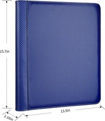 Toploader Binder Holds 288 Toploaders 9 Pocket Top Loader Binders with Sleeves
