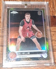 2022-23 Topps Chrome OTE Eli Ellis Orange 🏀 Border Refractor Serial #d 07/25