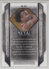 2021-22 Leaf Metal Orange Mojo 1/3 Allen Flanigan #BA-AF1 Auto 1c0k