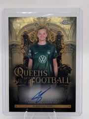 2026 Topps Chrome UEFA Womens Alexandra Popp Queens of Football Auto 1/1 Super