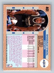 1992-93 Fleer Shaquille O&rsquo;Neal #401 RC