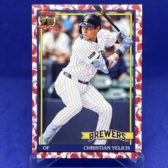 2026 Topps Series 1 – 1991 Topps Baseball Christian Yelich #T91-83 Koi Fish