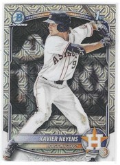 Xavier Neyens 2025 Bowman Draft Chrome 1st Mojo Refractor #BDC2 Astros