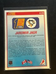 1990-91 Score #428 Jaromir Jagr (RC) HOF