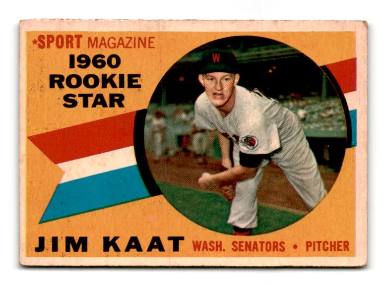 1960 Topps #136 Jim Kaat