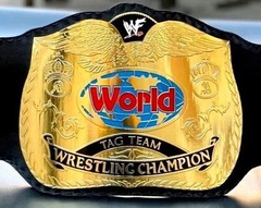 World Tag Team Wrestling Championship Replica Title Belt Adult Size 2MM Brass