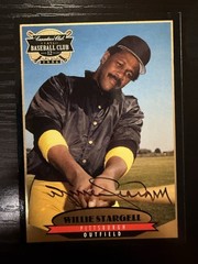 Willie Stargell 1996 Canadian Club Classic Auto #3 COA Pirates HOF
