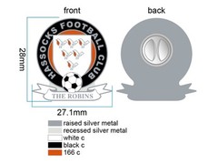 Hassocks FC Non-League football pin badge