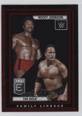 2023 Panini Donruss Elite WWE Family Lineage Red /99 The Rock Rocky Johnson 0yk4
