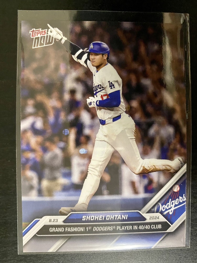 2024 Topps Now Shohei Ohtani #584 1st Dodgers Player In 40/40 Club