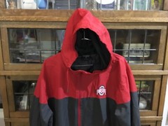 Ohio State Buckeyes Colosseum Red/Gray Full Zip Windbreaker Jacket SZ XL – Cool