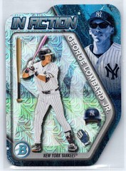 2025 Bowman Draft – Bowman in Action George Lombard Jr. #BIA-15 Mojo Yankees