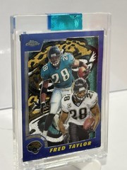 Fred Taylor Custom novelty art Handmade Jacksonville Jaguars Patch CARD