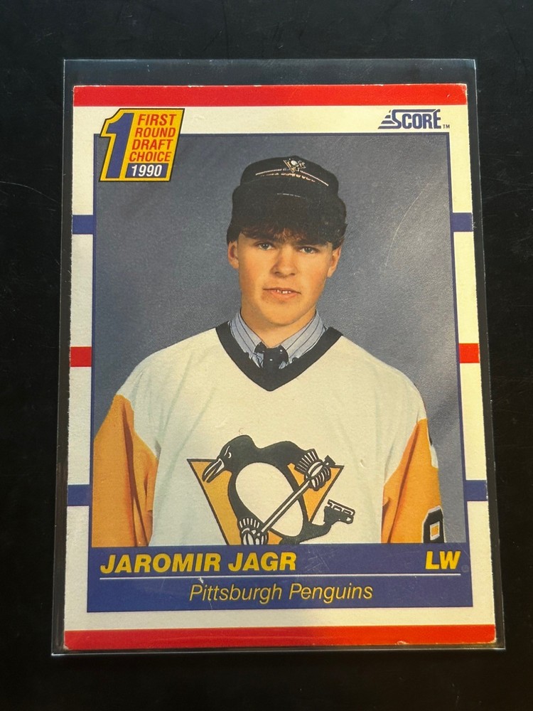 1990-91 Score #428 Jaromir Jagr (RC) HOF