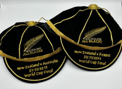 New Zealand All Blacks Commemorative Cap, World Cup Final 2011 & 2015 Set – £109