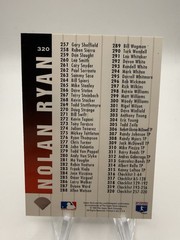 Nolan Ryan 1994 Collector&rsquo;s Choice Silver Signature Parallel #320 Rangers