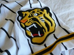 NEW MIZUNO Japan NPB HANSHIN TIGERS Baseball Jersey WHITE #60 NAKATANI Joshin L