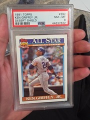 1991 Topps – All-Star Ken Griffey Jr #392 Operation Desert Shield
