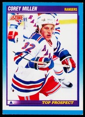 1991-92 Score Canadian Bilingual #348 Corey Millen