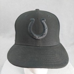 Indianapolis Colts Hat Cap SnapBack New Era 9fifty Unisex Black 3D Blackout Logo