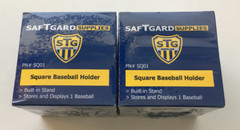 Saftgard Supplies STG Square Baseball Display Holder SQ01 Lot Set of 2