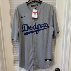 Nike Los Angeles Dodgers MLB Baseball Jersey 25/26 Away Gray/Blue Mens Size L