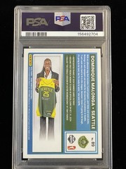 2025 Donruss WNBA #89 Dominique Malonga Rated Rookie Red Shimmer /399 HOT POP RC