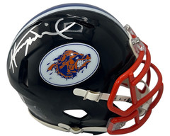 Henry Winkler Coach Klein Signed Mud Dogs Mini Black Football Helmet Beckett