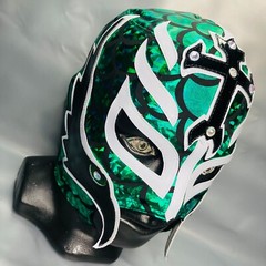 Mysterio Handmade Semi Professional Grade Luchador Wrestling Adult Mask Green