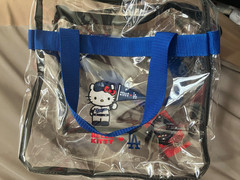 Dodgers Hello Kitty clear Messenger bag