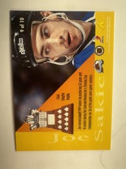 JOE SAKIC – 1996 Pinnacle Trophies Conn Smythe #9