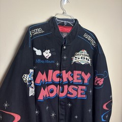 Authentic Vintage Disney Daytona Nascar Jacket Mens 2XL Mickey Mouse JH Design