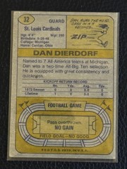 1974 Topps – Dan Dierdorf #32