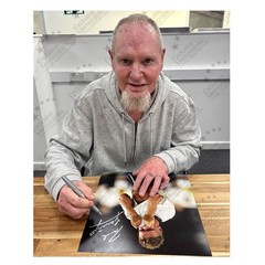 Paul Gascoigne Signed England Football Photo: Gazza&rsquo;s Tears. Deluxe Frame
