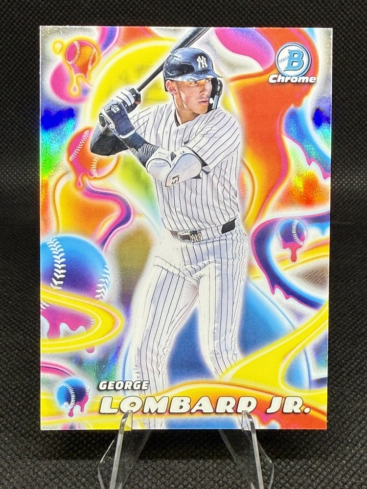 GEORGE LOMBARD JR. 2025 BOWMAN CHROME MELT MASHERS #MM-20 New York YANKEES