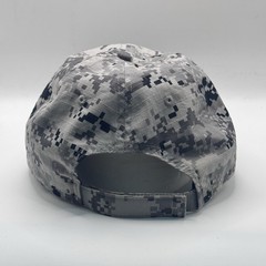 PORT AUTHORITY Gray Digital Camo Hat, UMASS Athletics, Strapback, Adjustable