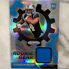 Panini 2025 Prizm Rookie Gear Tetairoa McMillan Panthers RC #RGR-TMC