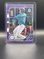 2019 Bowman Draft Chrome Purple Refractor /250 Jarred Kelenic #BDC-2 Mariners