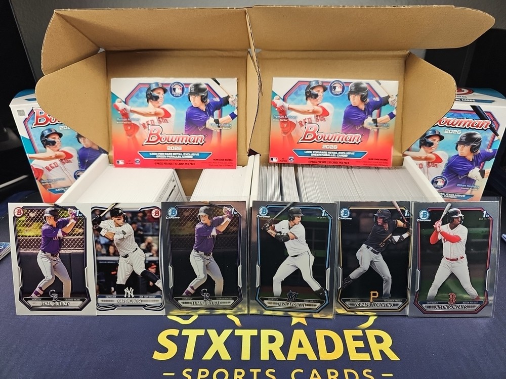 2026 Bowman Baseball Complete Set Paper/Chrome – R&V 1-100, BP 1-150, BCP 1-150