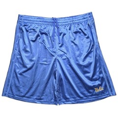 VTG UCLA Bruins Mens 2XL Baggy Dazzle Mesh Basketball Shorts NCAA Baby Blue EUC