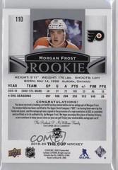 2019 Upper Deck The Cup 242/249 Morgan Frost #110 RPA Rookie Patch Auto RC 0lb7