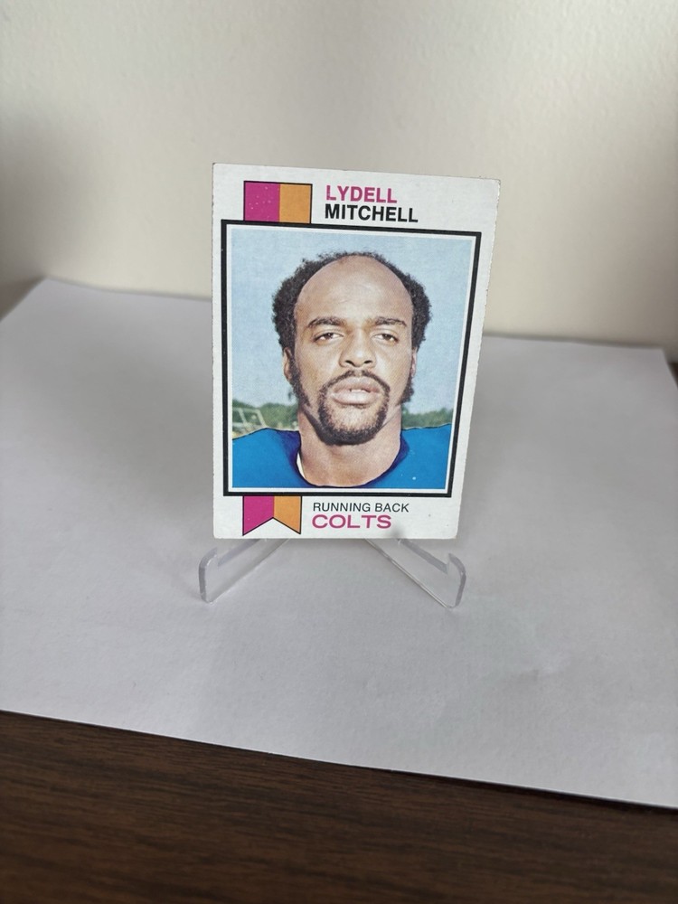 1973 Topps Lydell Mitchell Rookie Baltimore Colts Football Card #56 VG
