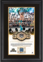 Seth Rollins WWE Framed 10×18 2023 Night of Champs Collage w/MU Canvas-LE 250
