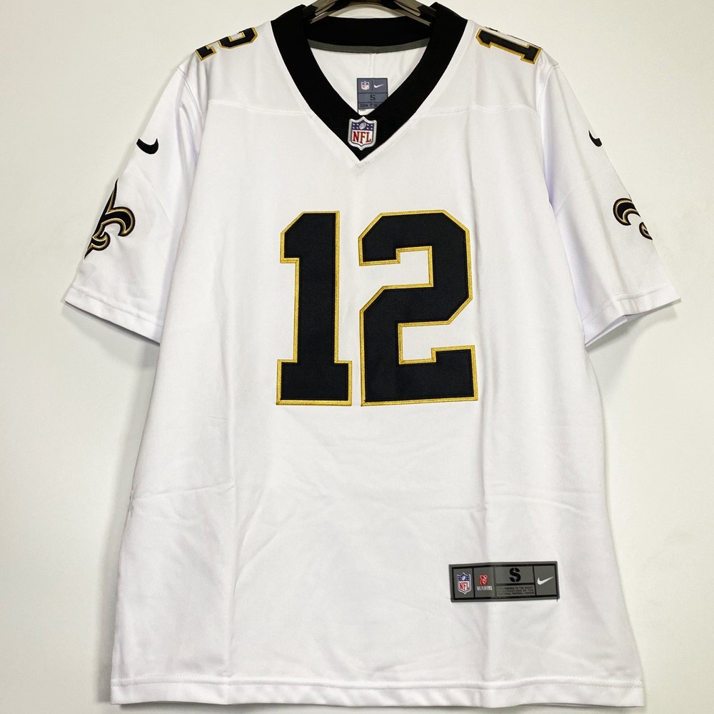 Chris/#12/Olave/Saints/Stitched/Jersey/White/S/M/L/XL/2XL/3XL/4XL