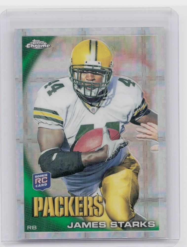 2010 Topps Chrome James Starks Xfractors #C153 Packers