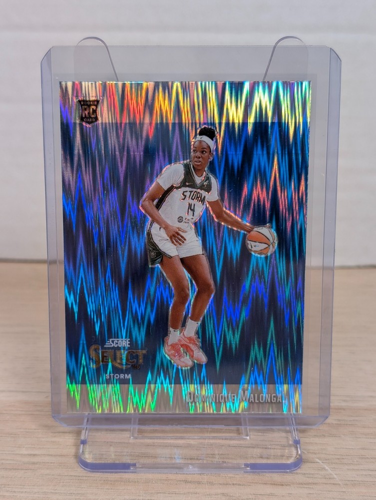 Dominique Malonga 2025 Panini Select WNBA Score Silver Flash Rookie #8 STORM
