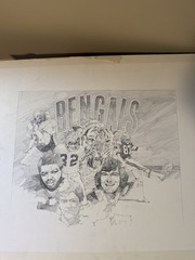 Vintage 1983 Bengals AFC Champions Dr Pepper Gold Star Promo Poster Archive