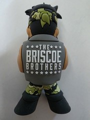 The Briscoes Jay(Rip) & Mark Micro Brawlers Pro Wrestling Crate ROH AEW *RARE*